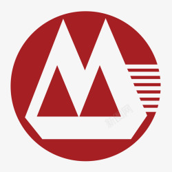 条纹红色圆形招商银行logo图标高清图片