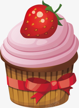 韩国草莓蛋糕图标图标