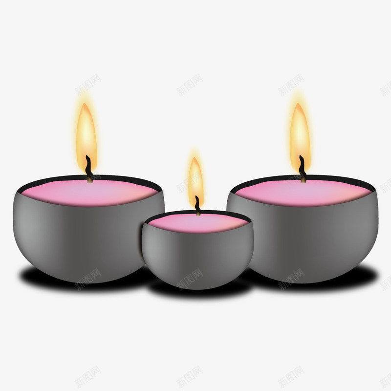 香薰蜡烛png免抠素材_88icon https://88icon.com 点燃的蜡烛 红色 装饰蜡烛 高档