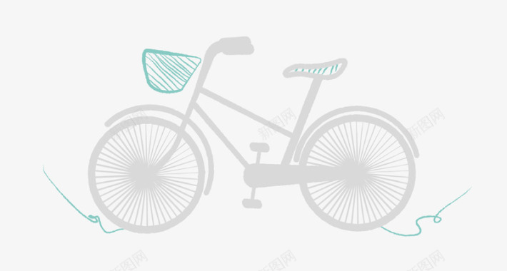 单车图标粉笔自行车矢量图图标图标
