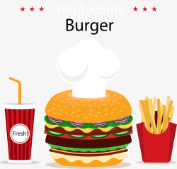 新推出套餐新品汉堡上市推荐高清图片