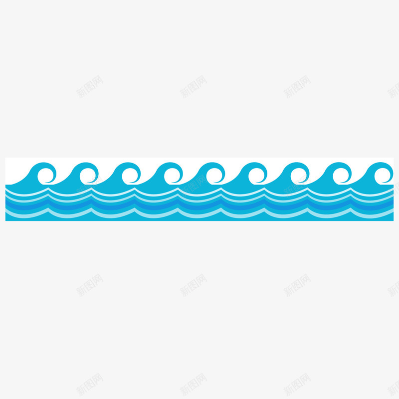 海浪纹理蓝色波纹浪花矢量图ai免抠素材_88icon https://88icon.com 波纹 浪花 海浪 海浪纹理 纹理 蓝色 矢量图