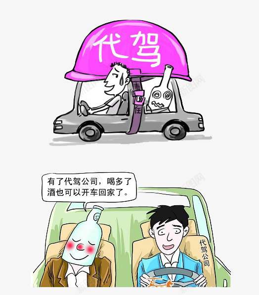 喝酒找代驾小漫画png免抠素材_88icon https://88icon.com 不开车 代驾 喝酒 小漫画 找代驾 找司机