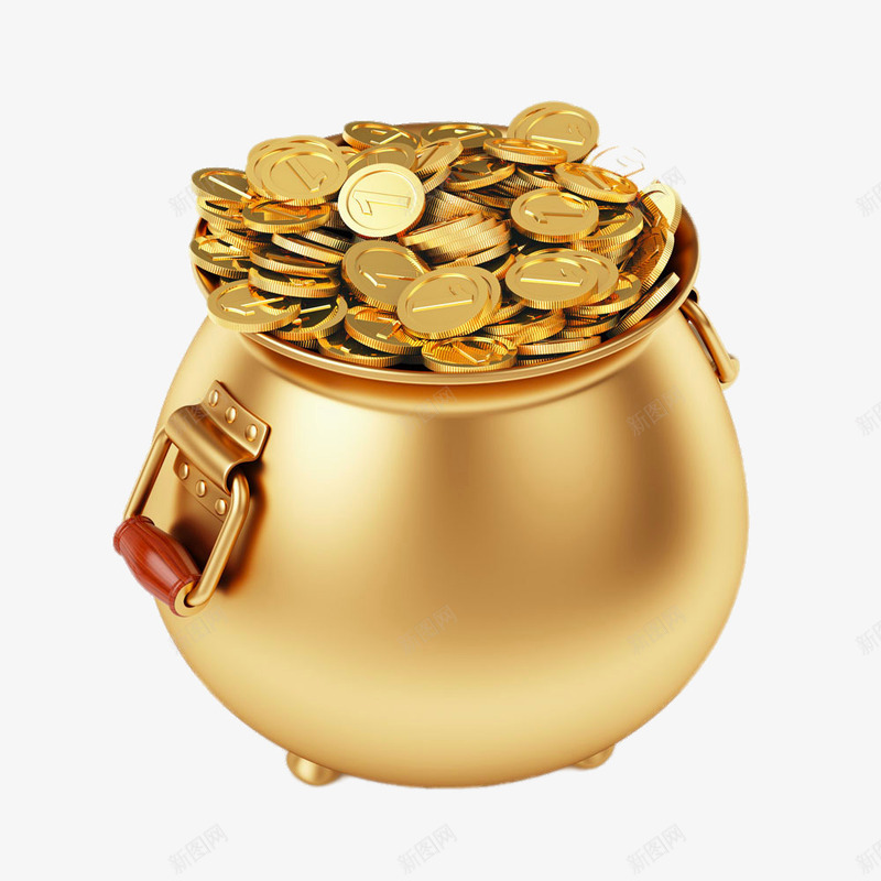 金罐里的金币png免抠素材_88icon https://88icon.com png图片素材 免费png素材 金罐里的金币 金融 钱币