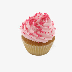 糕点海报粉色纸杯小蛋糕高清图片