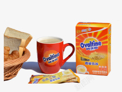 阿华田营养多合一速溶可可粉冲饮素材