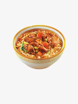 牛肉方便面素材