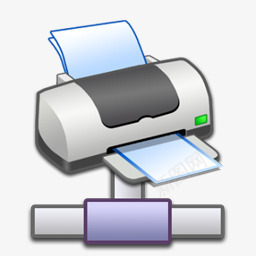 凹槽打印机网络打印机图标图标