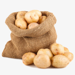 新鲜的土豆照片一袋土豆高清图片