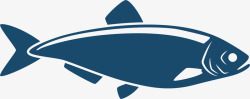 鱼类标签矢量图素材