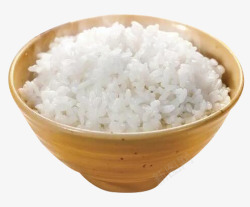 青花瓷碗米饭食物一大碗白色米饭高清图片