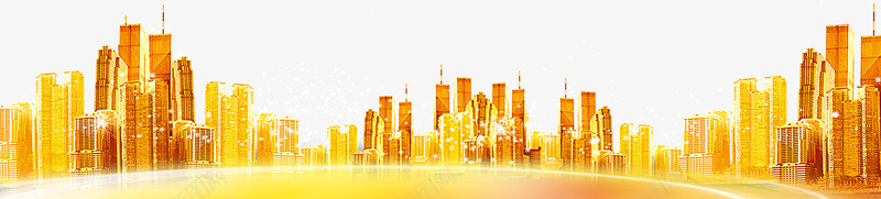 城市剪影png免抠素材_88icon https://88icon.com png图形 剪影 城市 建筑物 楼房 装饰 黄色