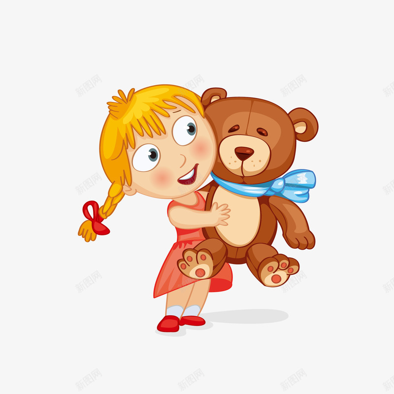 抱着小熊的女孩矢量图eps免抠素材_88icon https://88icon.com 卡通 卡通可爱 卡通的 可爱卡通 可爱的女孩 女孩 小熊 抱着 抱着小熊的大熊 矢量图