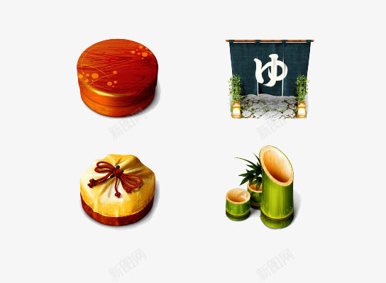 日式温泉用品png免抠素材_88icon https://88icon.com 日本 泡汤 温泉 用品