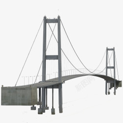 石桥灰色铁桥大铁索桥素材
