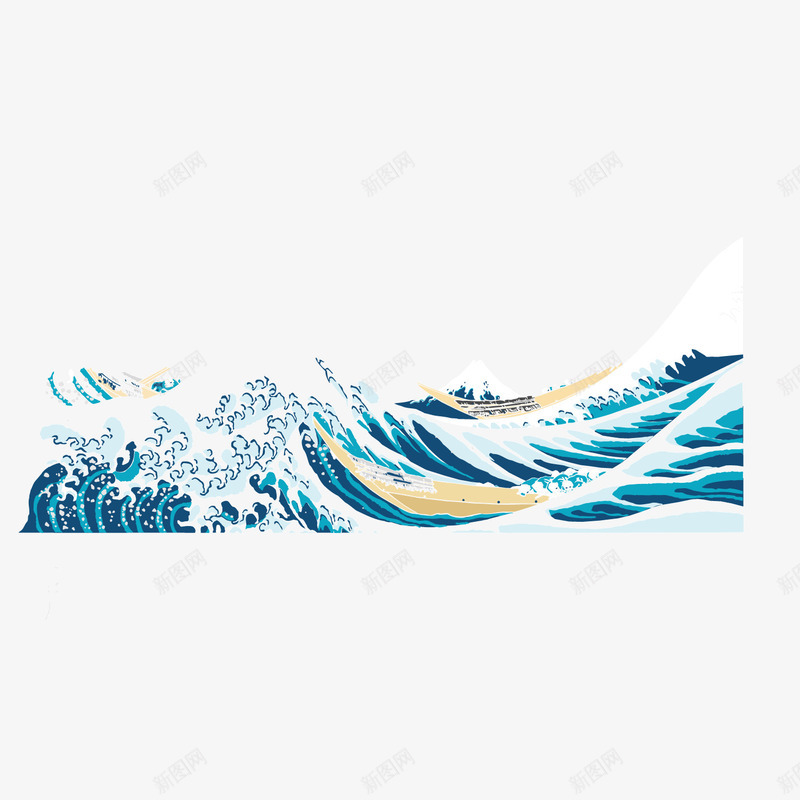 海面海浪潮水png免抠素材_88icon https://88icon.com 海浪 海面 潮水