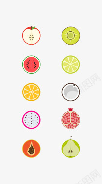 水果简单的icon图标图标