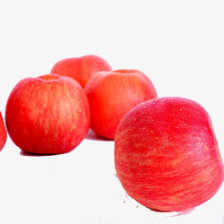 四个苹果烟台红富士苹果高清图片