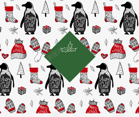38节贺卡装饰可放logo的圣诞背景图标图标