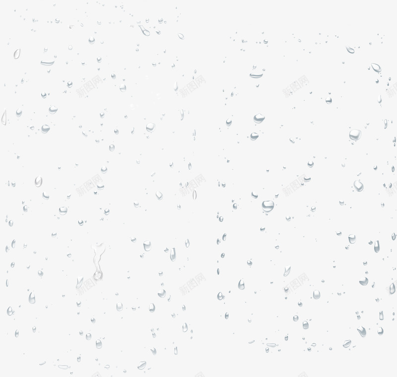 玻璃雨滴水滴装饰元素png免抠素材_88icon https://88icon.com 元素 水滴 玻璃 装饰 雨滴