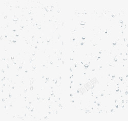 雨滴装饰玻璃雨滴水滴装饰元素高清图片