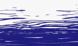 深蓝色手绘水波纹素材