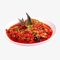 产品实物红辣椒花鲢鱼鱼头素材