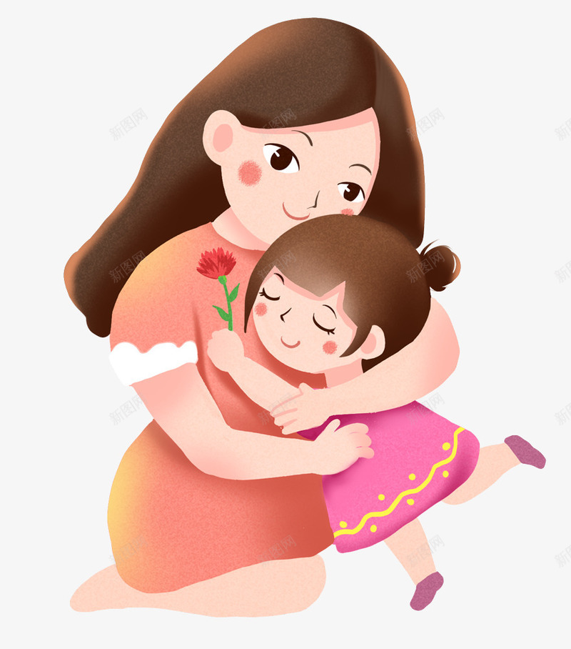 手绘可爱人物插图母亲节拥抱妈妈png免抠素材_88icon https://88icon.com 人物插图 可爱 小女孩 手绘 手绘可爱人物插图母亲节拥抱妈妈插画免费下载 拥抱妈妈 插画 母亲节 紧紧拥抱