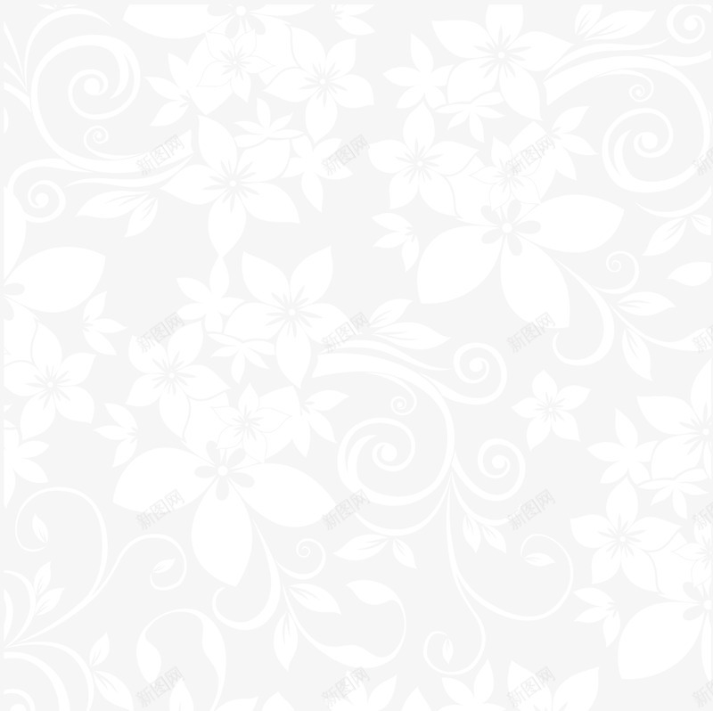 白色碎花背景插画png免抠素材_88icon https://88icon.com 插画背景 白色库 白色背景 白色花朵插画 白色花背景画 装饰画背景图