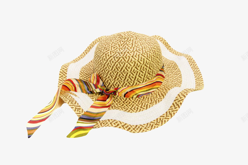 卡其色波纹围边花色装饰带草帽女png免抠素材_88icon https://88icon.com 七股辫 卡其色波纹围边花色装饰带草帽女实物免费下载 宽边 波纹 花色 草帽女 装饰带 遮阳 遮雨 防晒 防灰尘 防雨