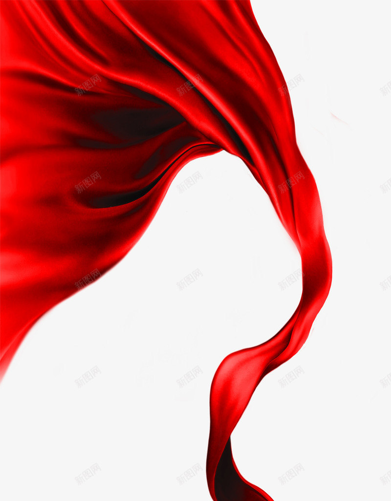 创意合成质感手绘红色的彩带png免抠素材_88icon https://88icon.com 创意 合成 彩带 红色 质感