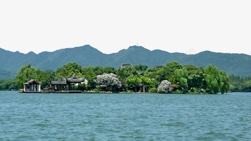 清澈的西湖湖面png免抠素材_88icon https://88icon.com 奇景 杭州 杭州风景 水景 西湖 风景