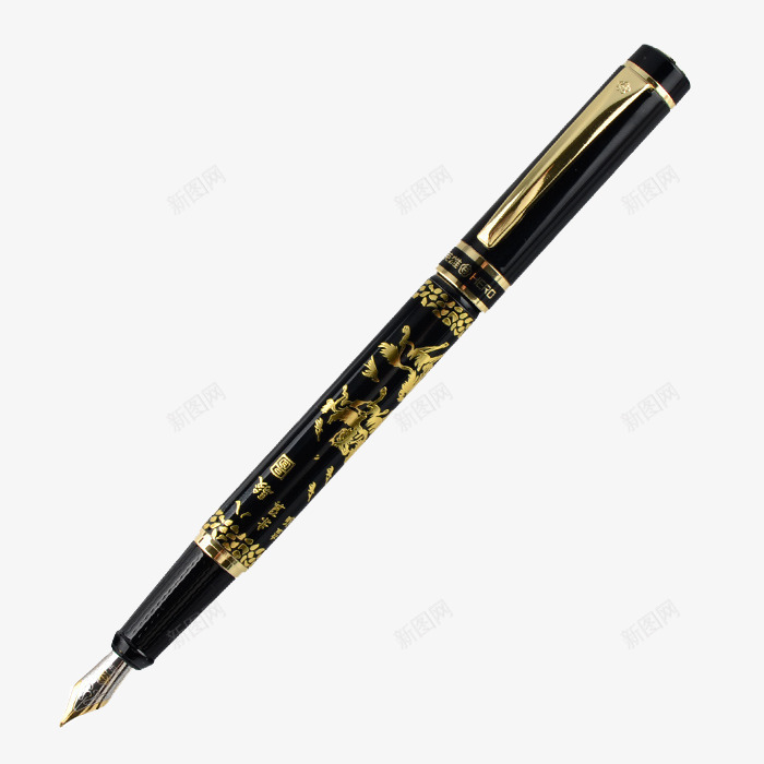 黑色高档的钢笔png免抠素材_88icon https://88icon.com 产品实物 办公 学习 黑色