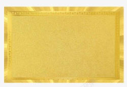 金箔纹理黄金边框高清图片