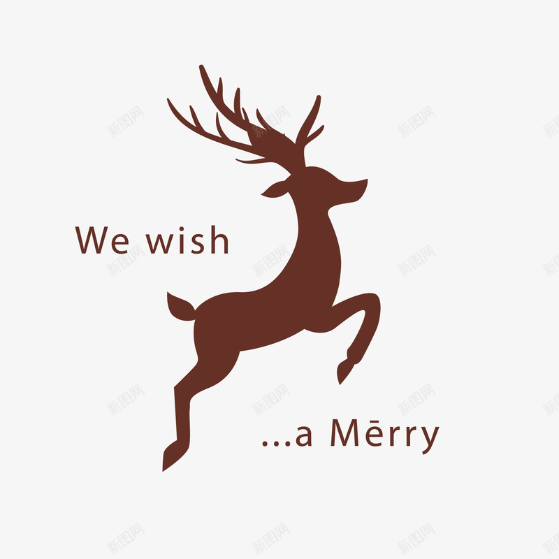 圣诞麋鹿png免抠素材_88icon https://88icon.com Christamas Happy Merry NEW YEAR merry 圣诞元素矢量图 圣诞卡片 圣诞祝福语 圣诞贺卡 圣诞迷离 手绘麋鹿 新年祝福语 祝福 英文祝福语