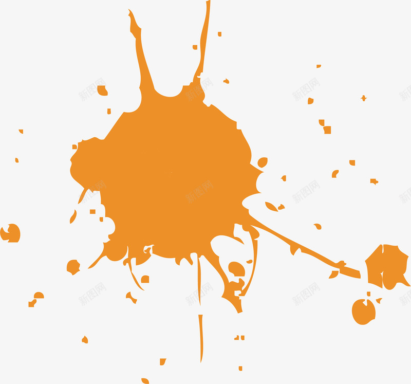 喷溅的水墨矢量图ai免抠素材_88icon https://88icon.com 卡通 喷墨 喷墨效果 喷墨笔刷 喷溅雾贴图 水彩喷墨 矢量图 飞溅 黄色喷墨