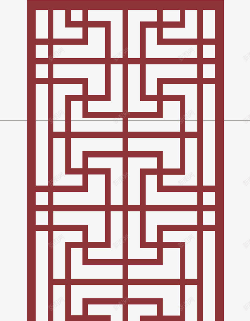 古典中国风窗框png免抠素材_88icon https://88icon.com 中国风 古典 实物屏风 屏风框 窗框