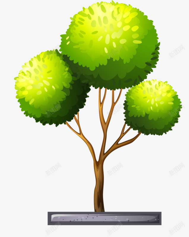 一棵大树png免抠素材_88icon https://88icon.com 动画 可爱 好看 手绘