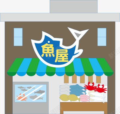 相机logo海鲜超市图标图标