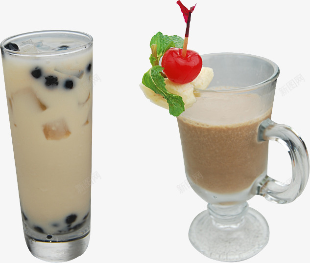 高档奶茶png免抠素材_88icon https://88icon.com 中华人民共和国省级行政区 中国台湾省 台湾风味 水果装饰 热奶茶 高脚杯