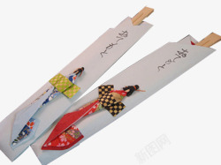 日式包装日本包装筷子高清图片