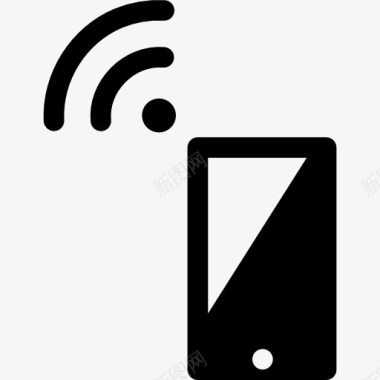 WiFi无线连接手机图标图标