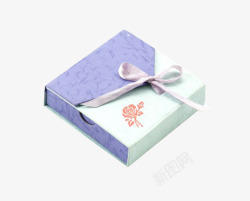 淡紫色包装淡紫色包装礼盒高清图片