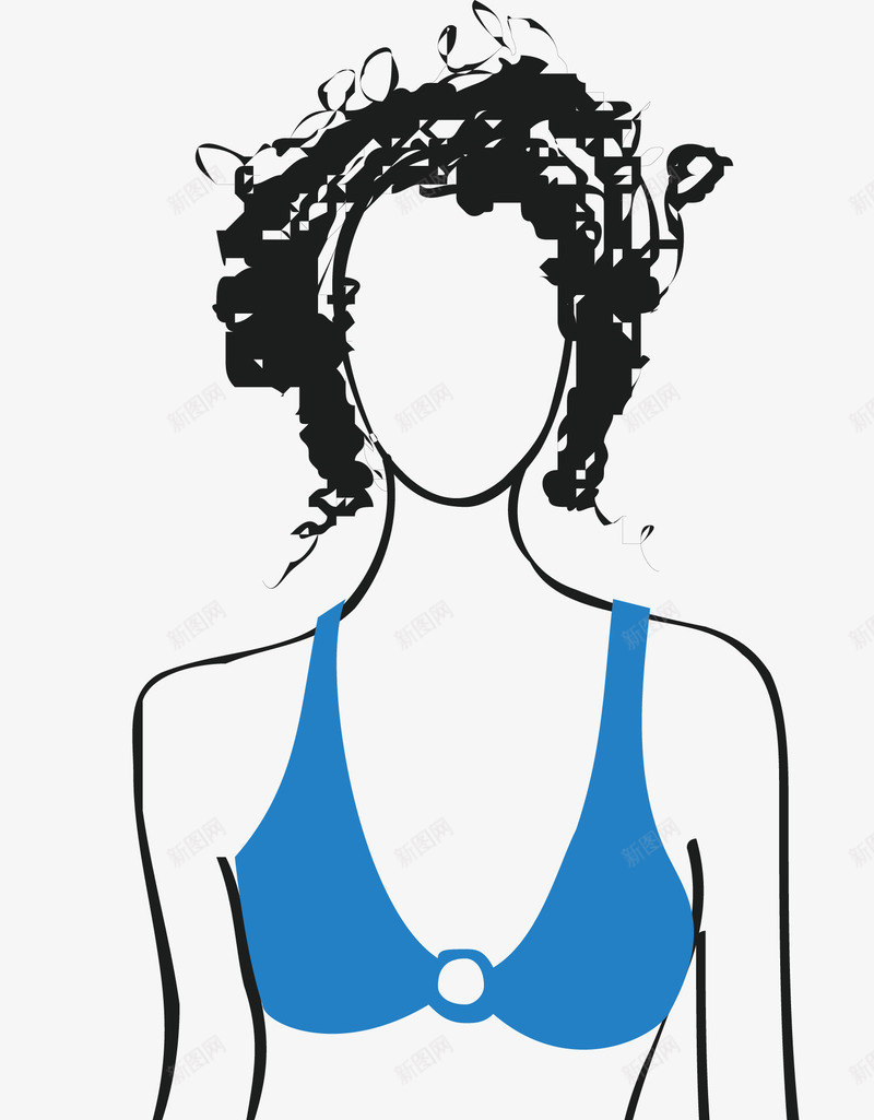 手绘美女矢量图ai免抠素材_88icon https://88icon.com 卡通美女 古典美女 塑形美女 性感美女 手绘 手绘美女 时尚美女 比基尼美女 美女 美女矢量 矢量图