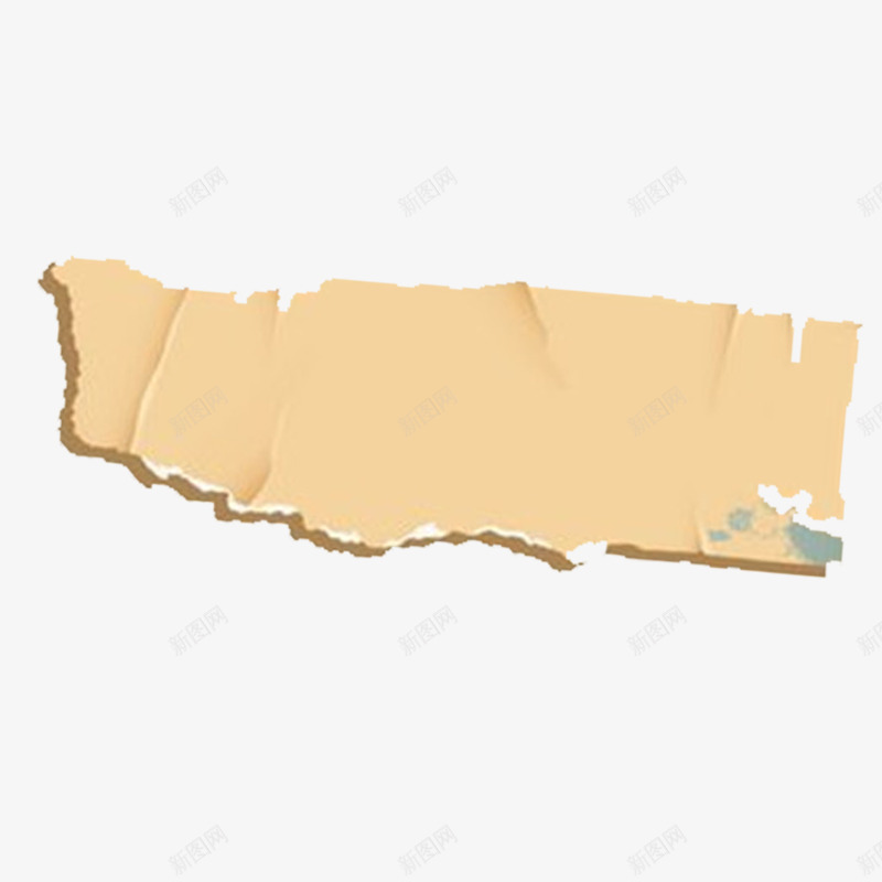 撕边矩形png免抠素材_88icon https://88icon.com 好看 撕边 撕边矩形 漂亮 矩形