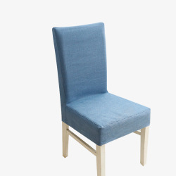 四季家用摇粒绒椅子套酒店蓝色椅榻榻米高清图片