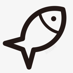 动物肉设计图标小鱼儿高清图片