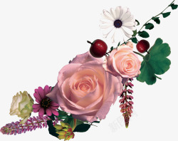 文艺清新花草海报装饰素材