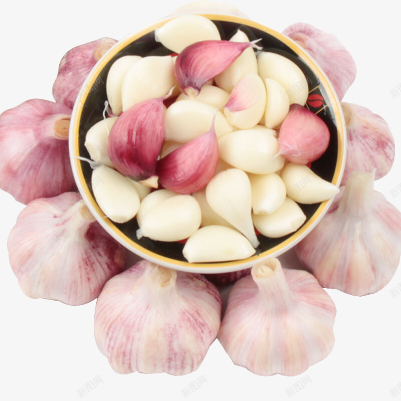 紫皮蒜紫皮蒜png免抠素材_88icon https://88icon.com 大蒜 干蒜 蒜头 蔬菜