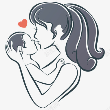 节日快乐海报母婴插画图标图标
